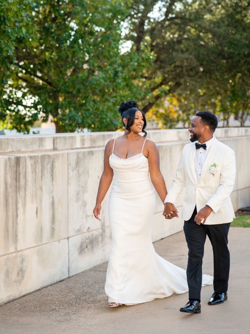 Ivory Slip Wedding Dress | Low Back